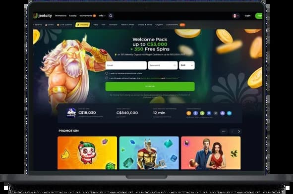 Jeetcity Casino Canada Desktop